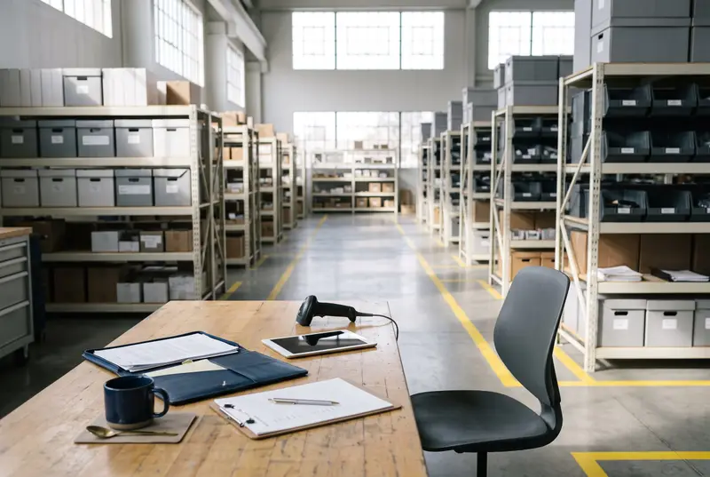 Inventory and cost records for a manufacturing and distribution business